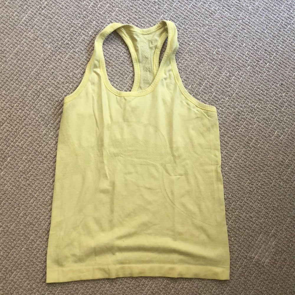 Lulu racer back tank top - lightly worn